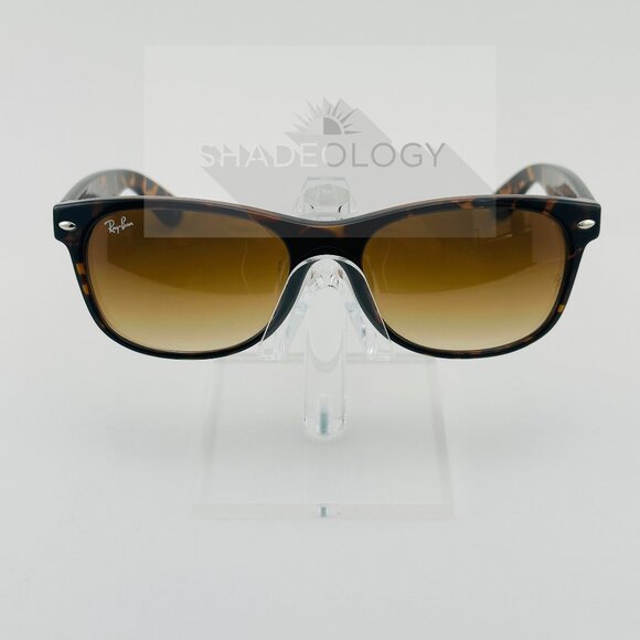 Ray-Ban NEW WAYFARER Classic Tort Sunglasses RB2132 710/51 Brown Gradient 55mm - Picture 2 of 6